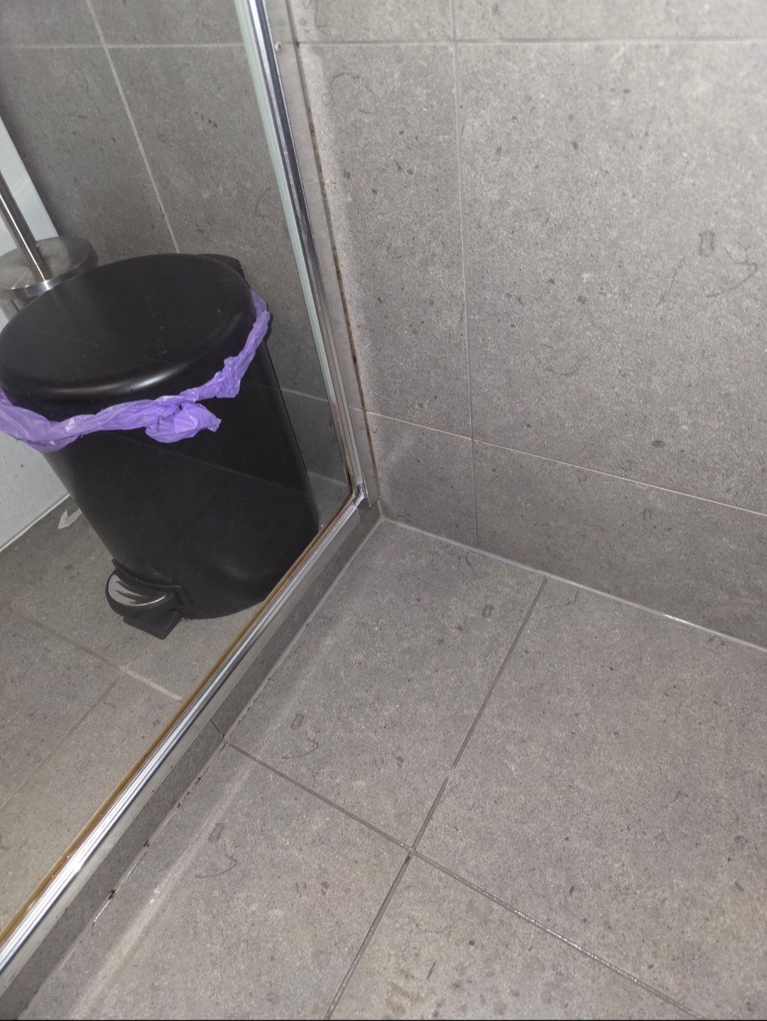Tiles and grout, after