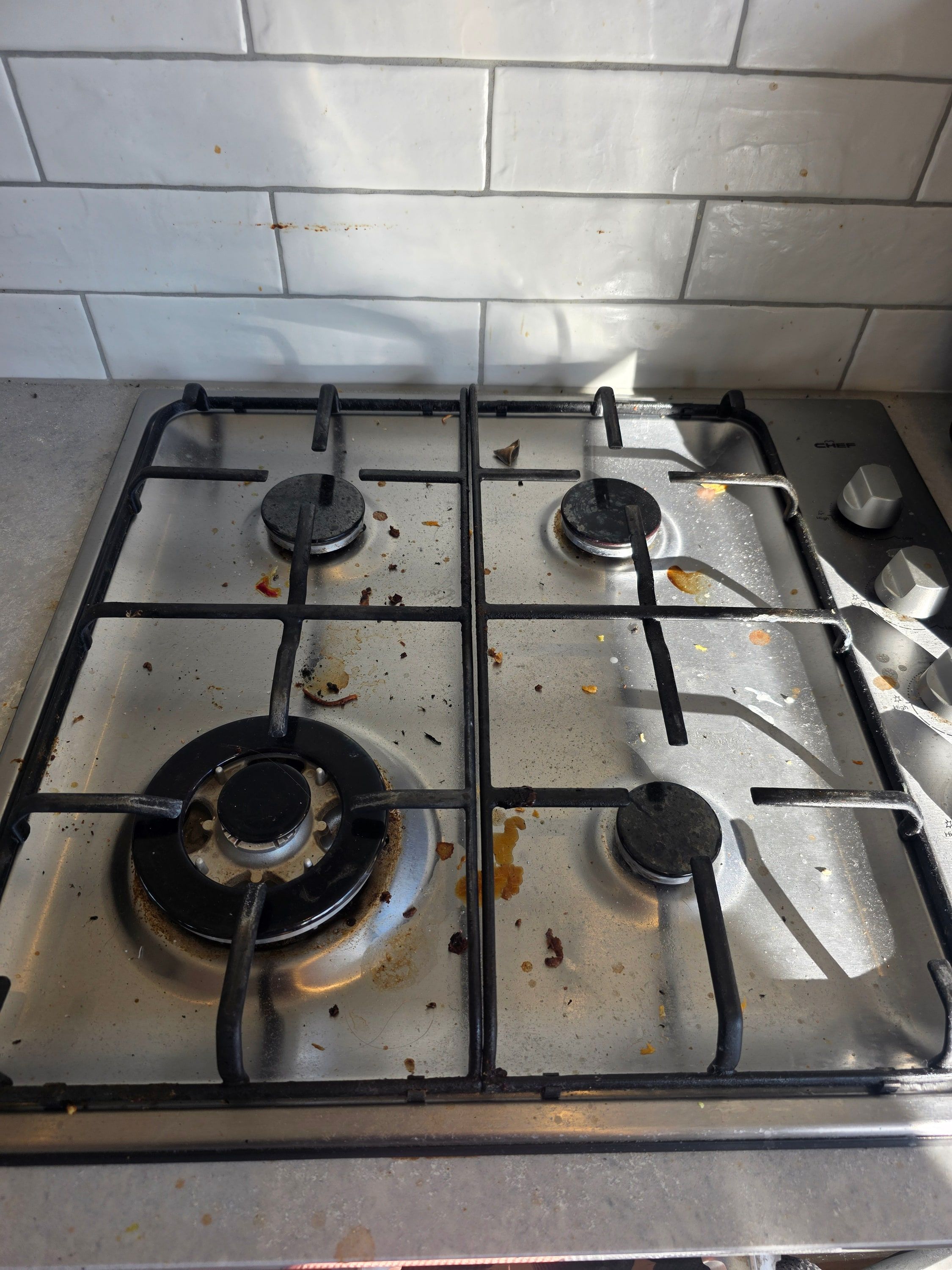 Stovetop, before